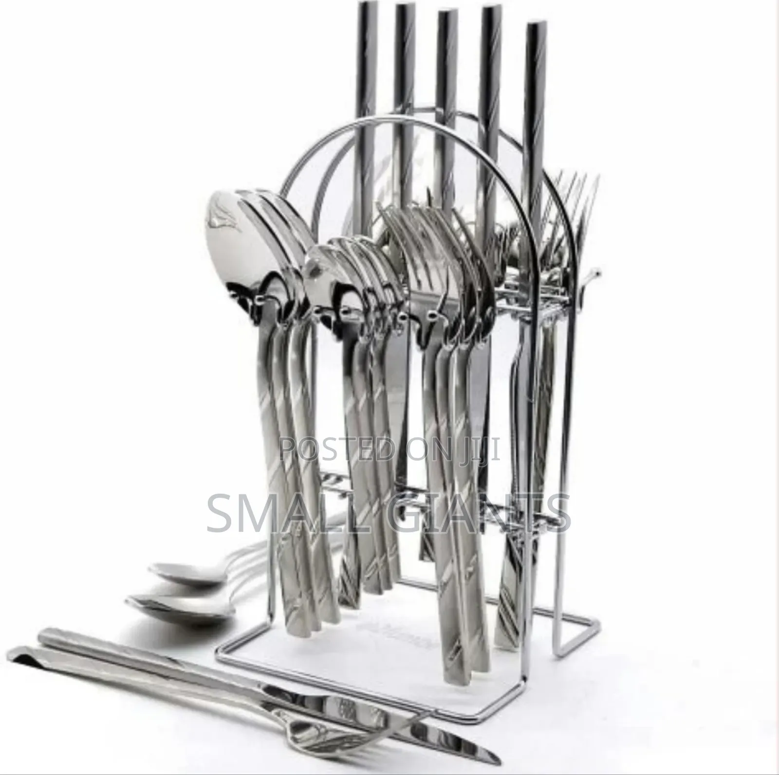 24 PCS Self Design Dinner Cutlery (Forks, Spoons Knives)
