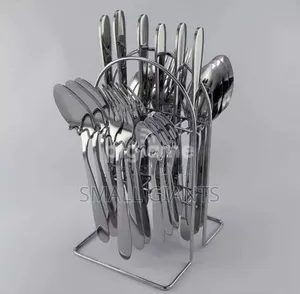 24 PCS Self Design Dinner Cutlery (Forks, Spoons Knives)