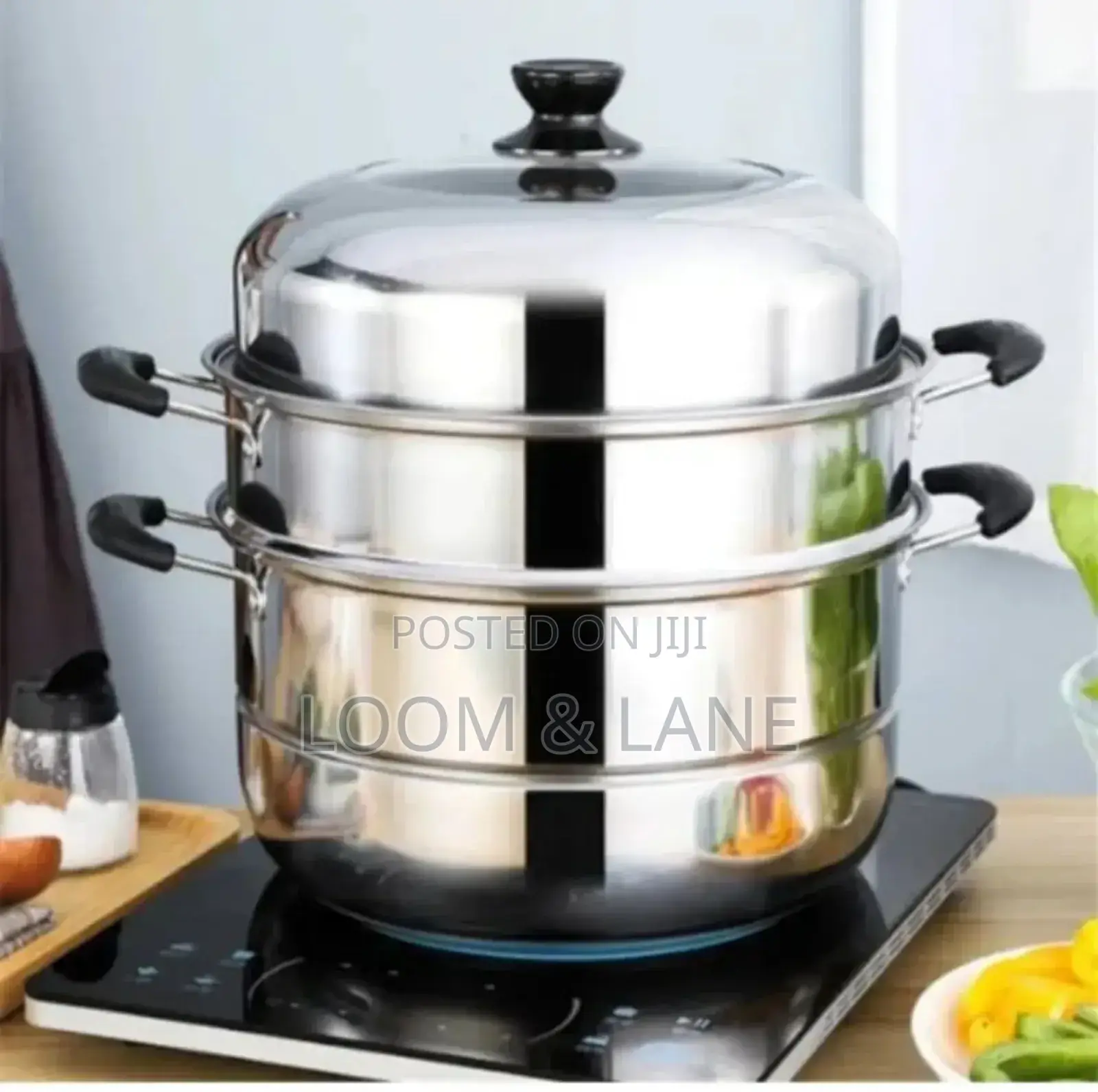 2layer Stainless Steel Cooking Steam Pot