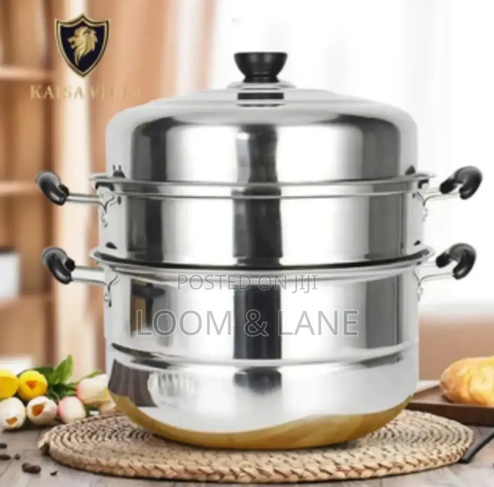 2layer Stainless Steel Cooking Steam Pot