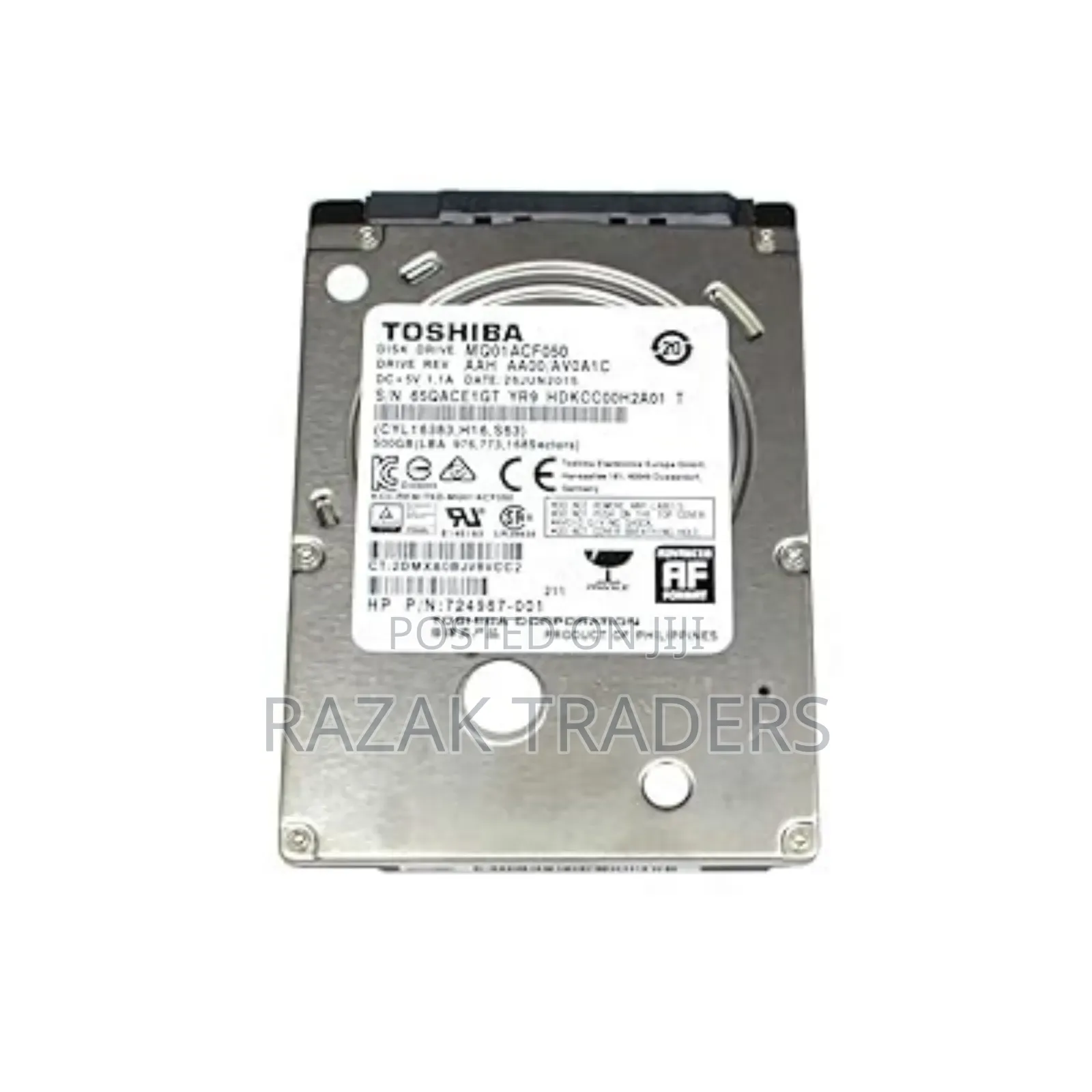 Toshiba 500gb Sata 2.5 Hard Drive
