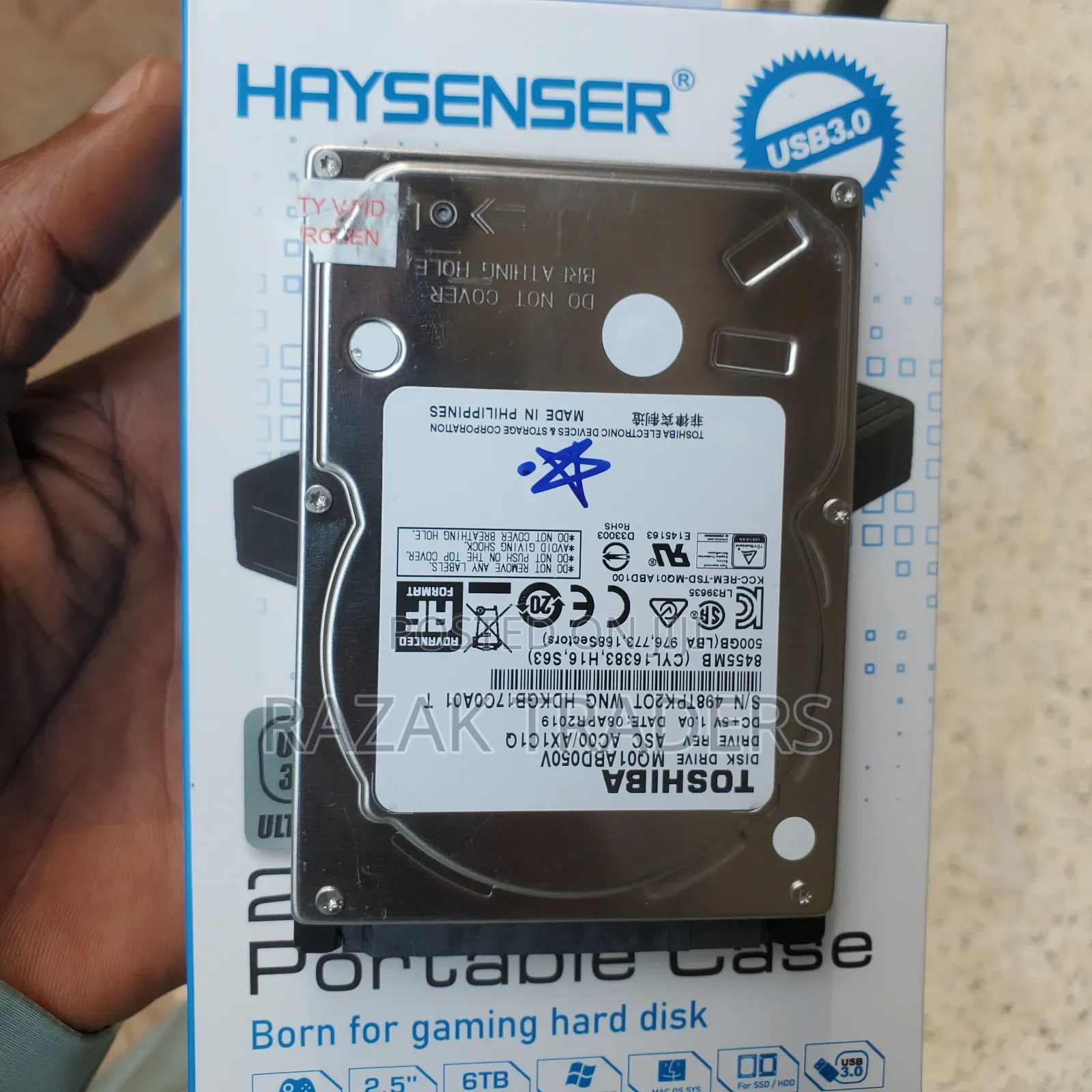 Toshiba 500gb Sata 2.5 Hard Drive