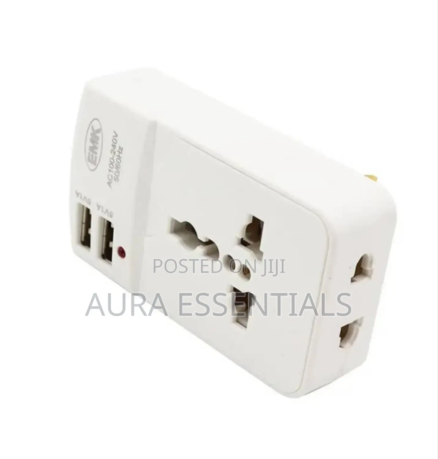 3 Pin/Uk Plug Universal+2usb 2 Way Multi Adapter Max 13A