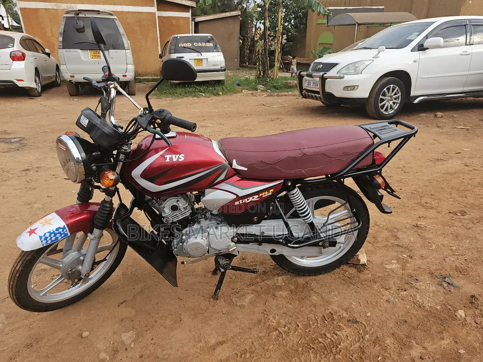 TVS HLX 125 2023 Red