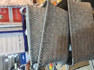 3pcs Rectangular Hand Woven Laundry Baskets /Grey