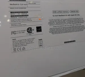 New Laptop Apple MacBook Air 8GB Apple M2 SSD 256GB