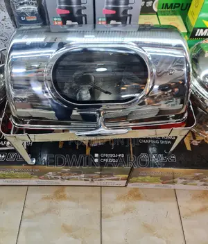 Rectangular Chafing Dish With Mirror/Silver