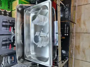 Rectangular Chafing Dish With Mirror/Silver