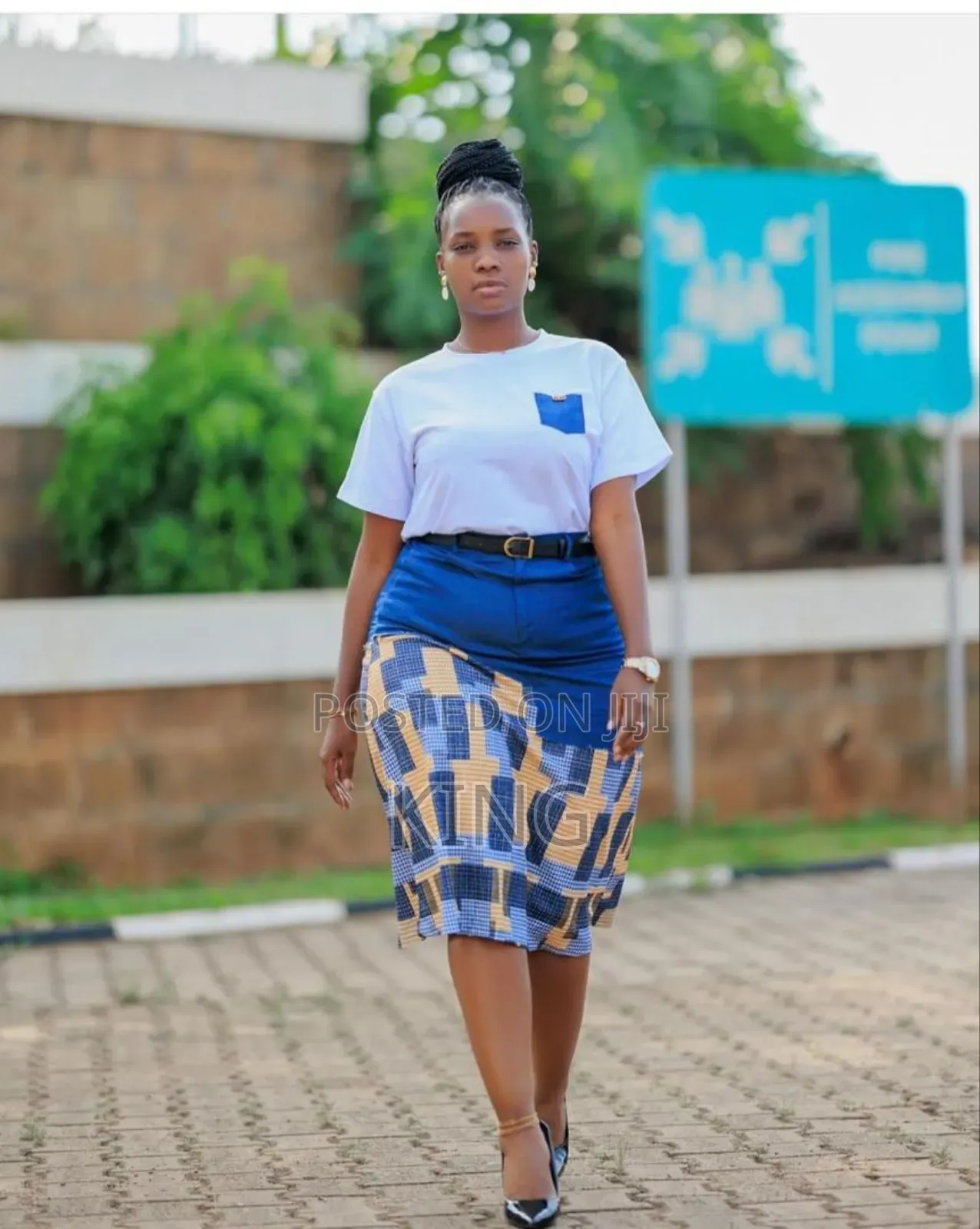 Classy Jean Design 2pc Outfit
