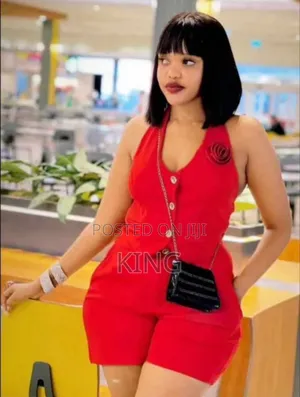 Red Ladies 2pcs Outfit