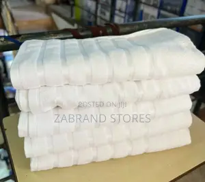 White Cotton Bathroom Towels