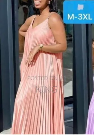 Pink Sleeveless Dress.