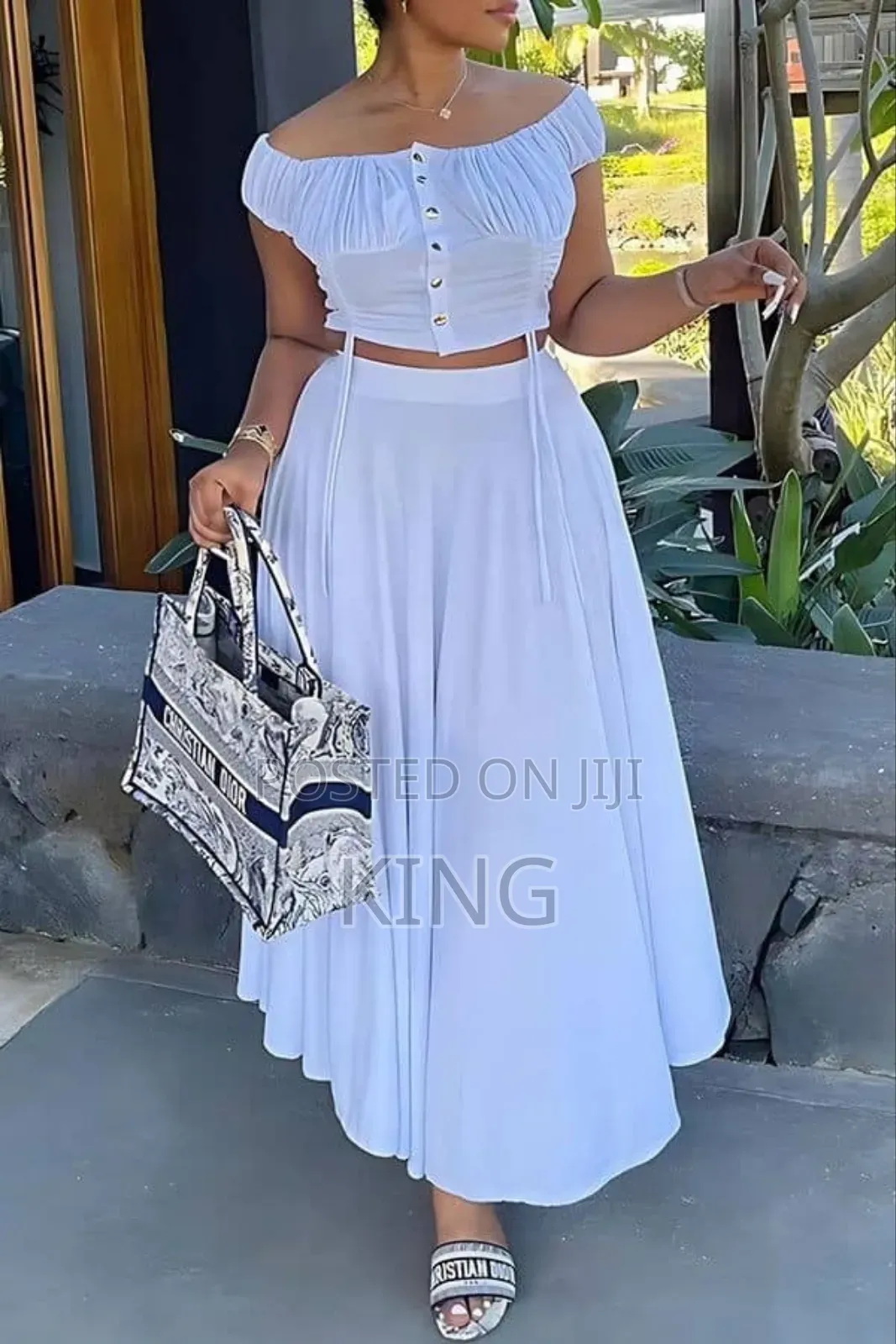 Classic Ladies White Outfit
