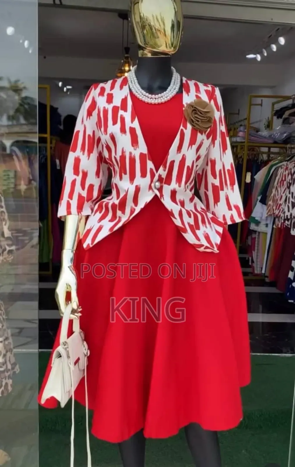 Womens Red Blazer Dress
