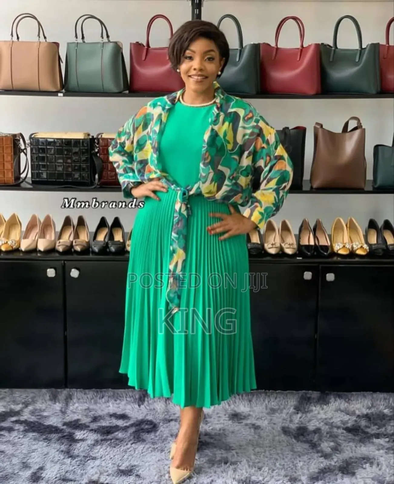 Classic Green Womens Dress