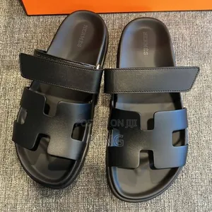Hermes Leather Chypre Sandals