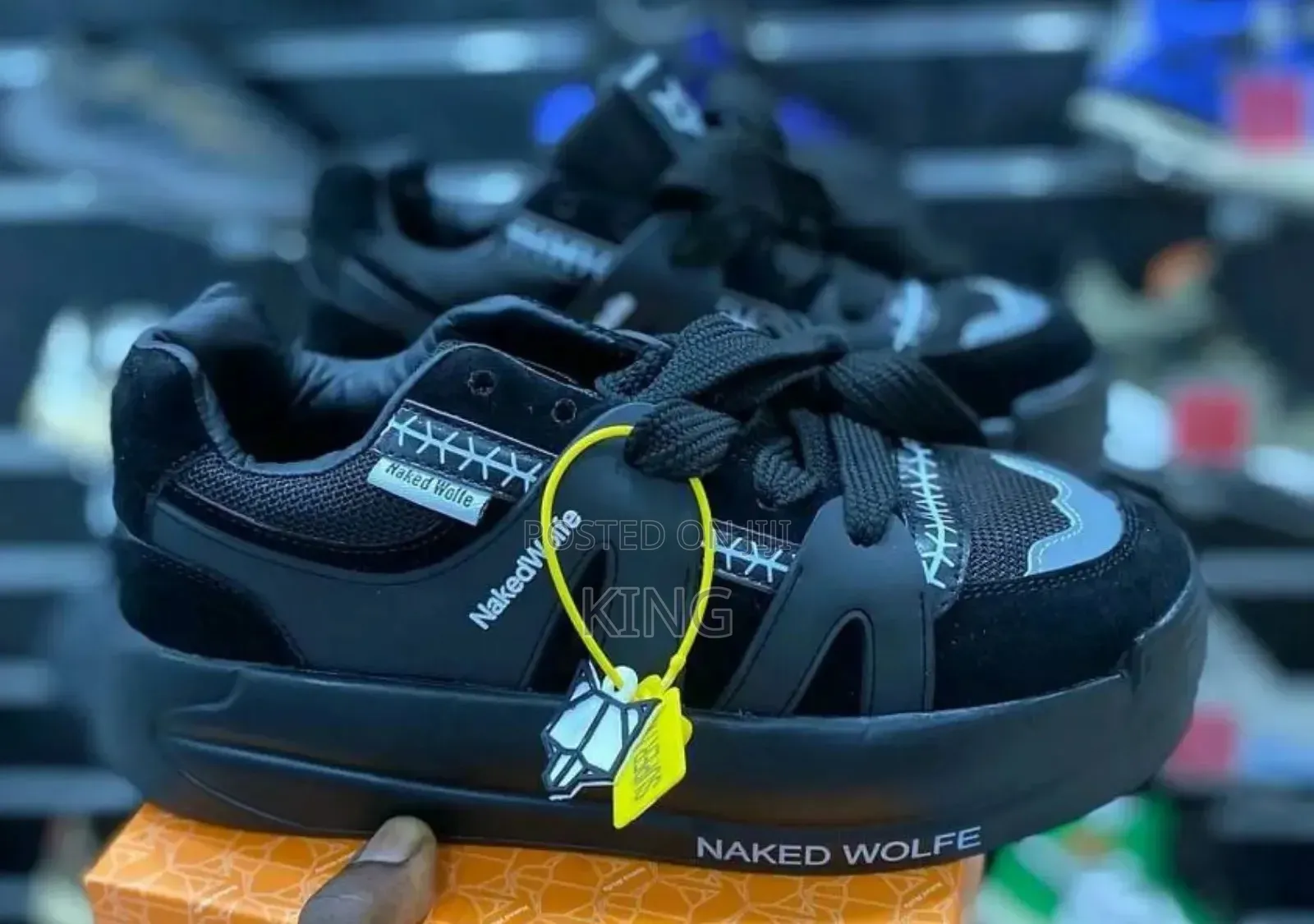 Naked Wolfe Exposed Black Suede