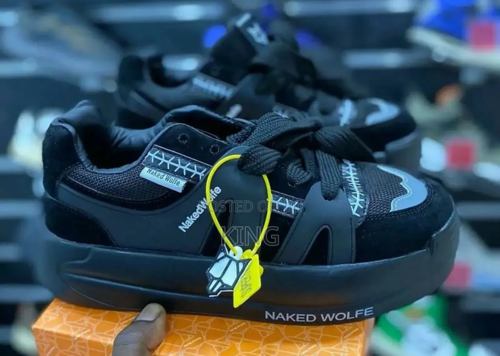 Naked Wolfe Exposed Black Suede