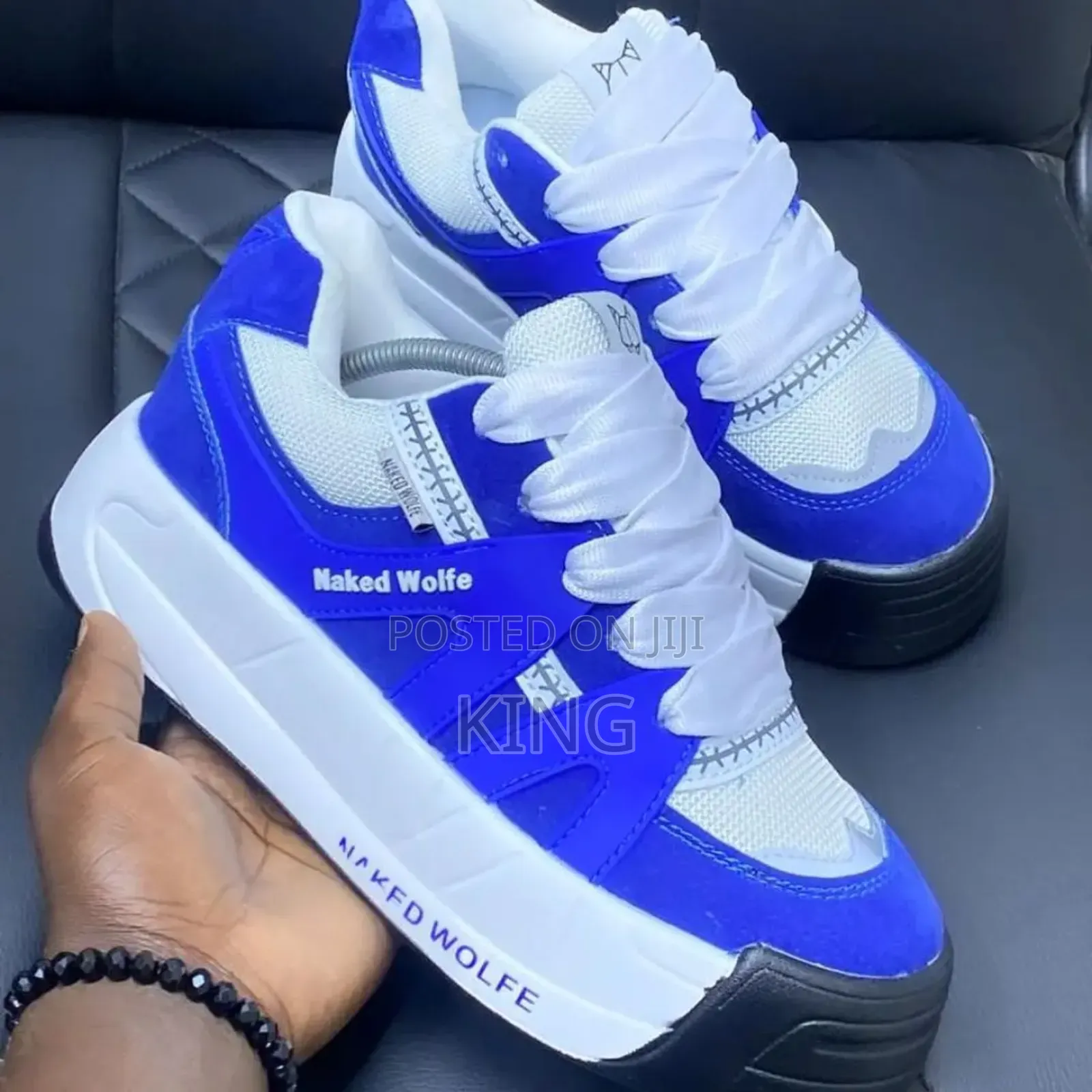 Bluey Naked Wolfe Slider Sneakers. New