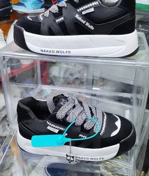 Naked Wolfe Sneakers. Slider Suade Black