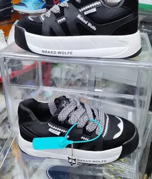 Naked Wolfe Sneakers. Slider Suade Black