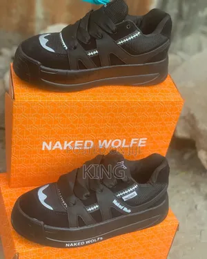 Naked Wolfe Sneakers. Mid Black