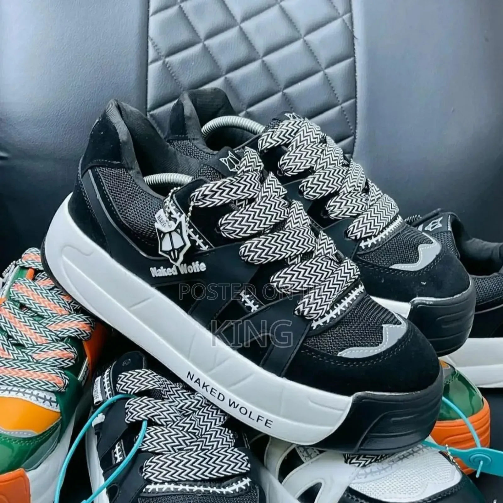 Naked Wolfe Sneakers. Dope Slider Black