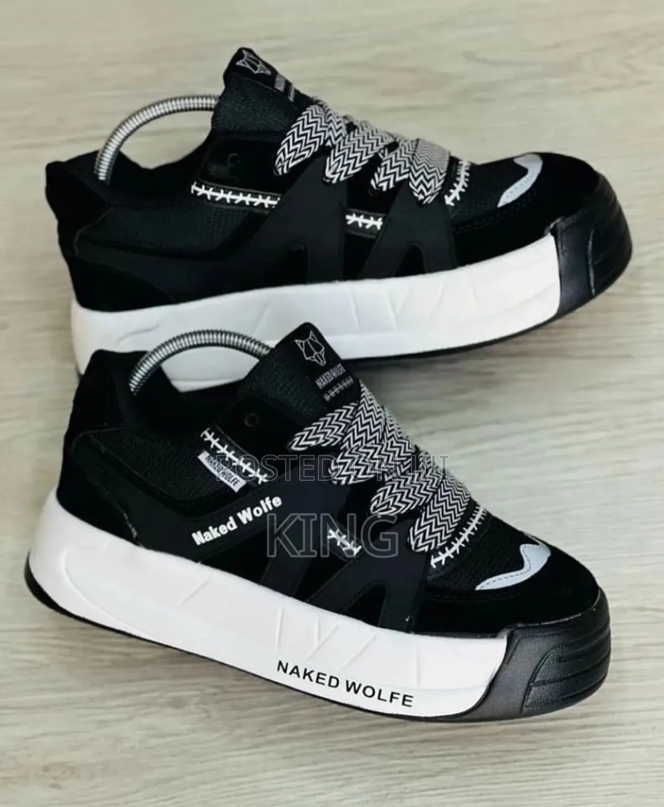 Naked Wolfe Sneakers. Deep -Black