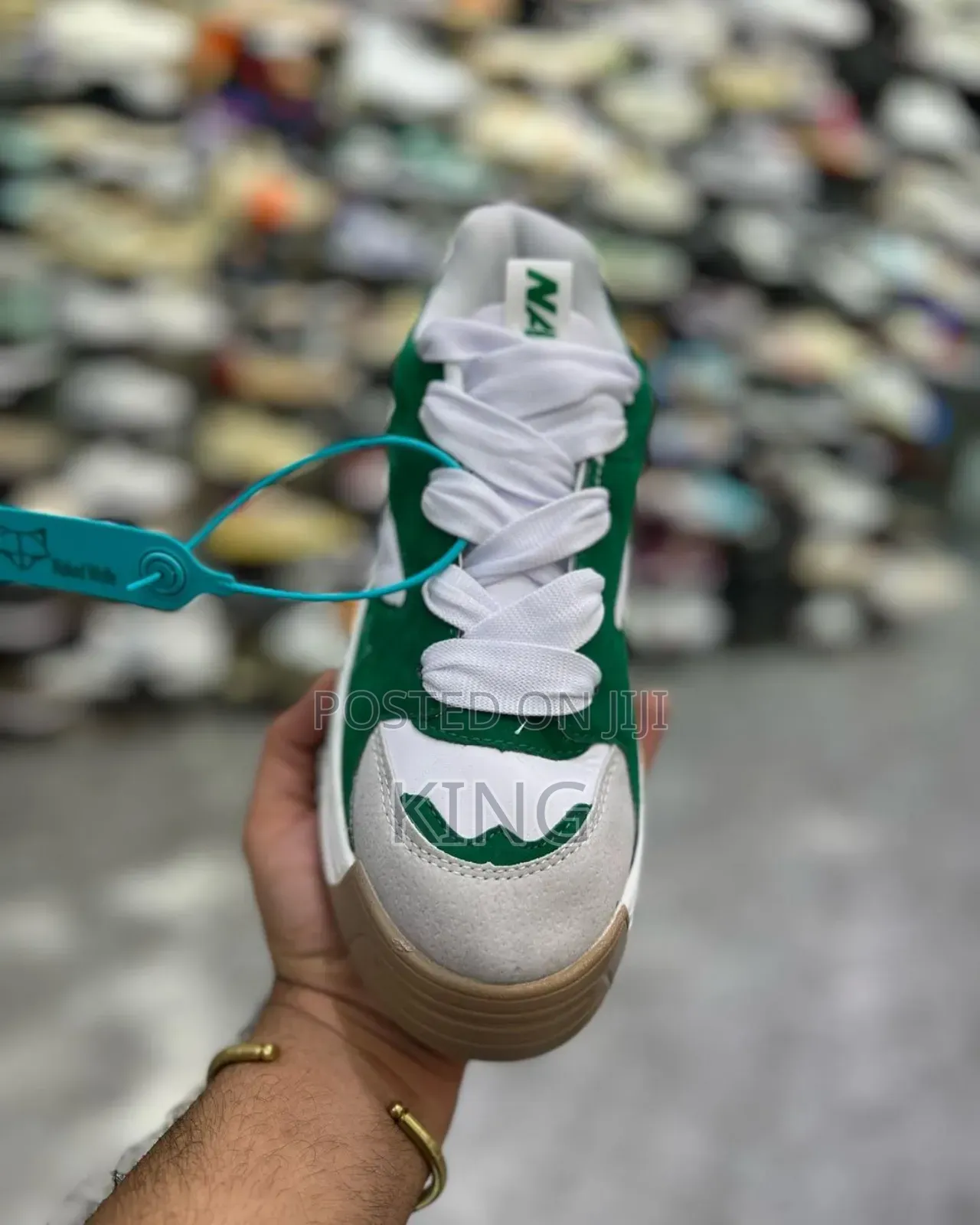 Naked Wolfe Sneakers. Dip Green