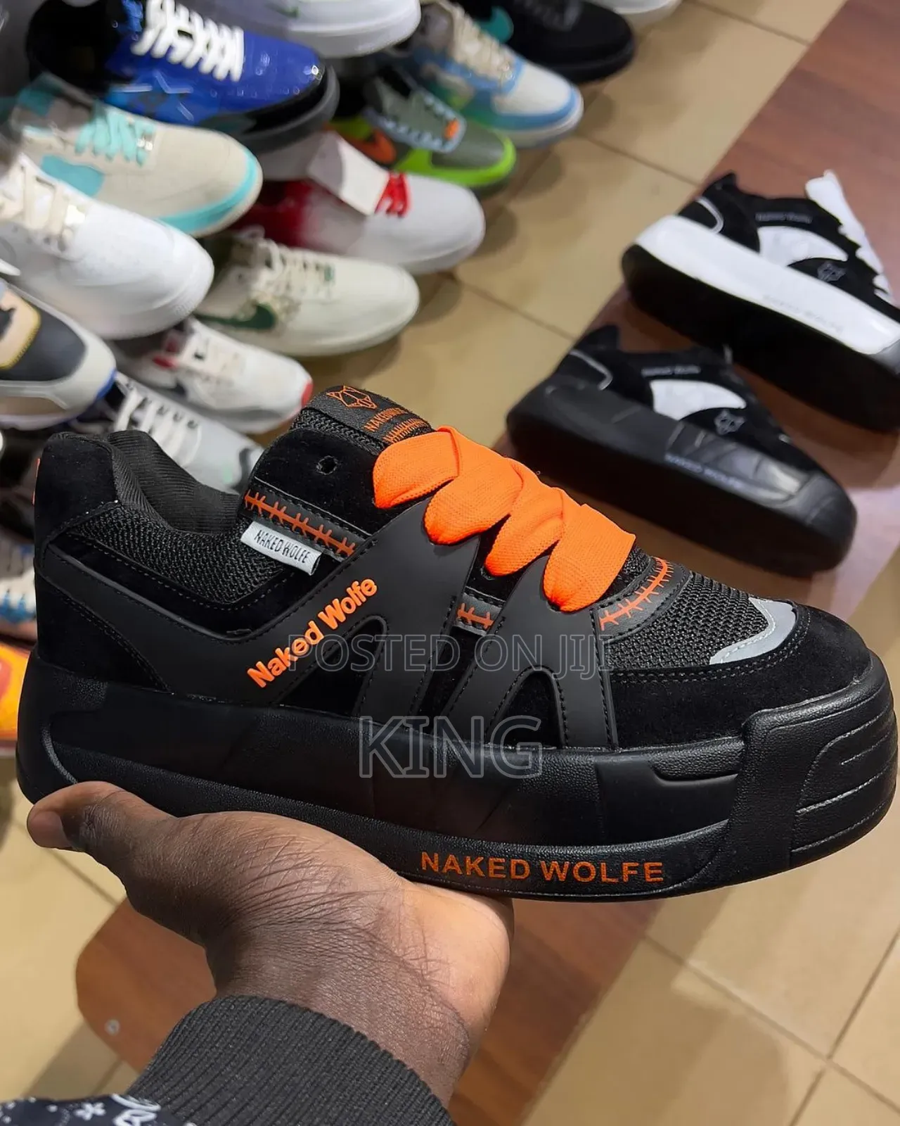 Naked Wolfe Sneakers. Big Time Black