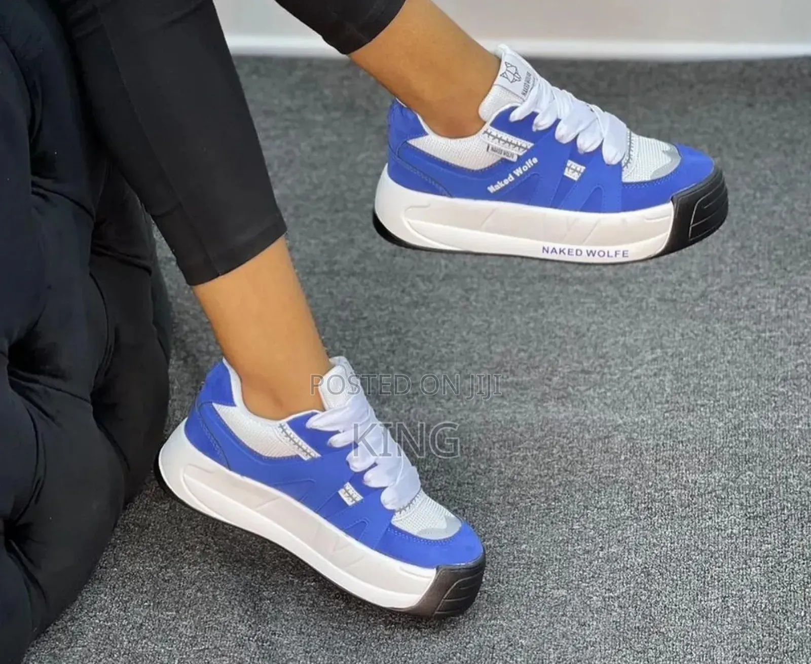 Naked Wolfe Sneakers. Royal Blue