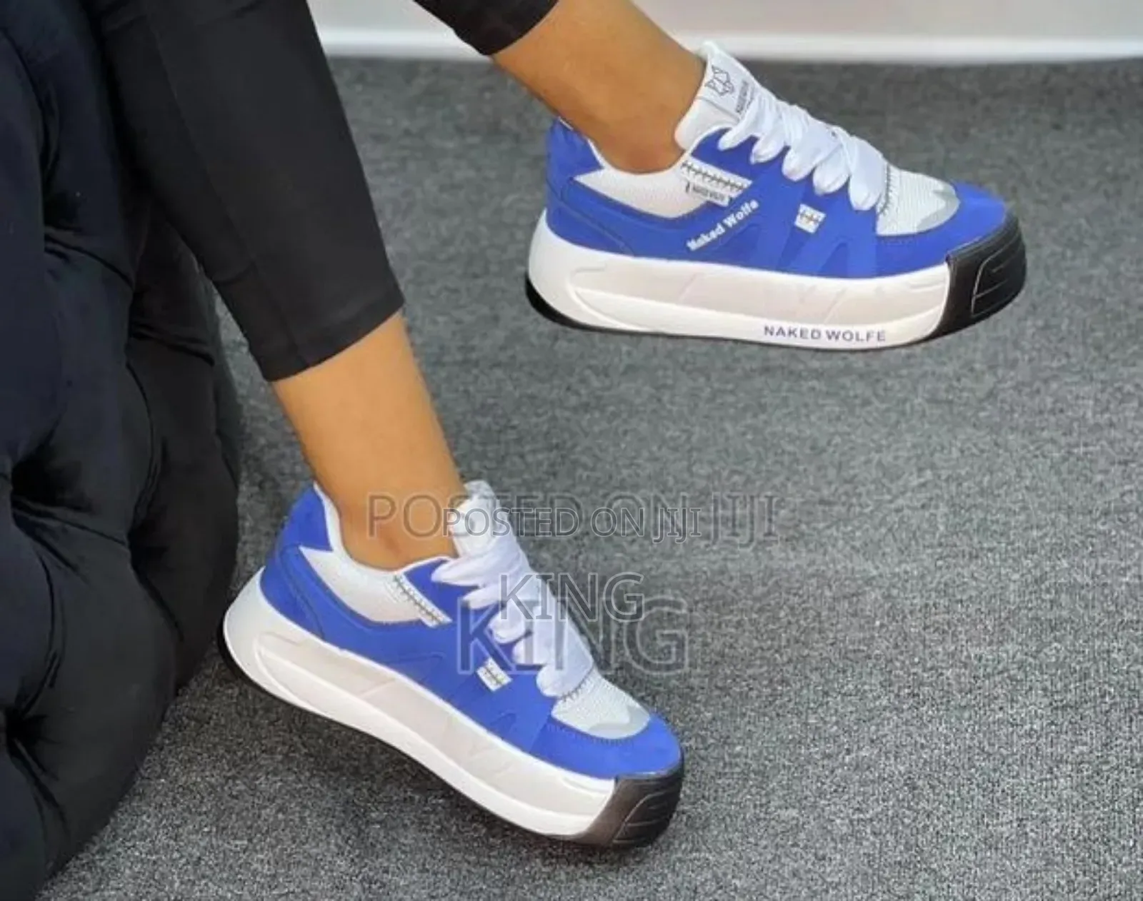 Naked Wolfe Sneakers. Royal Blue