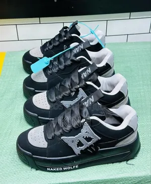 Naked Wolfe Sneakers. Perfect Black