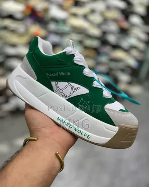 Naked Wolfe Sneakers. Pop Green