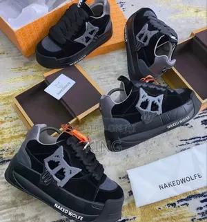Naked Wolfe Sneakers. Popstar Black
