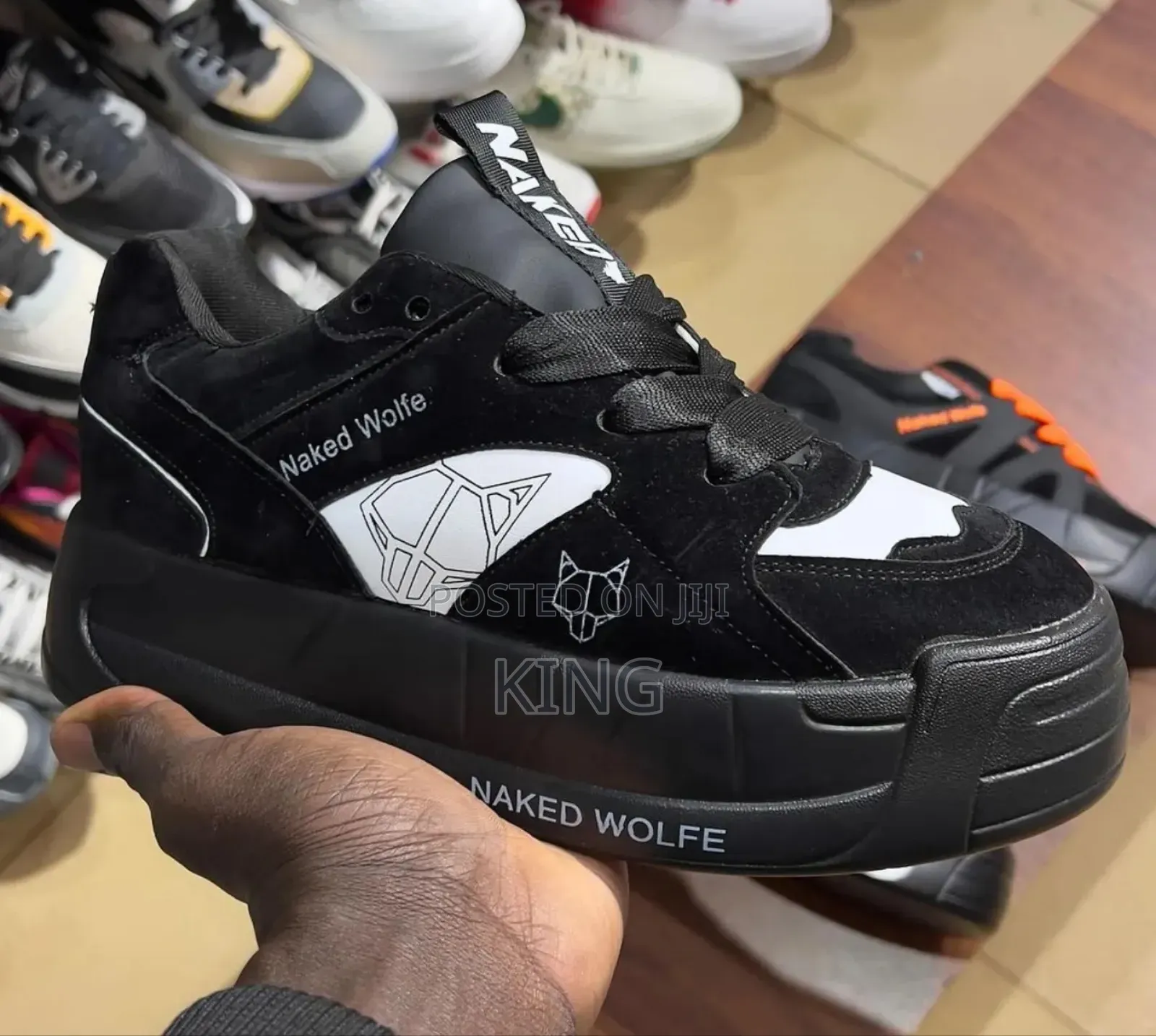 Naked Wolfe Sneakers. Popstar Black