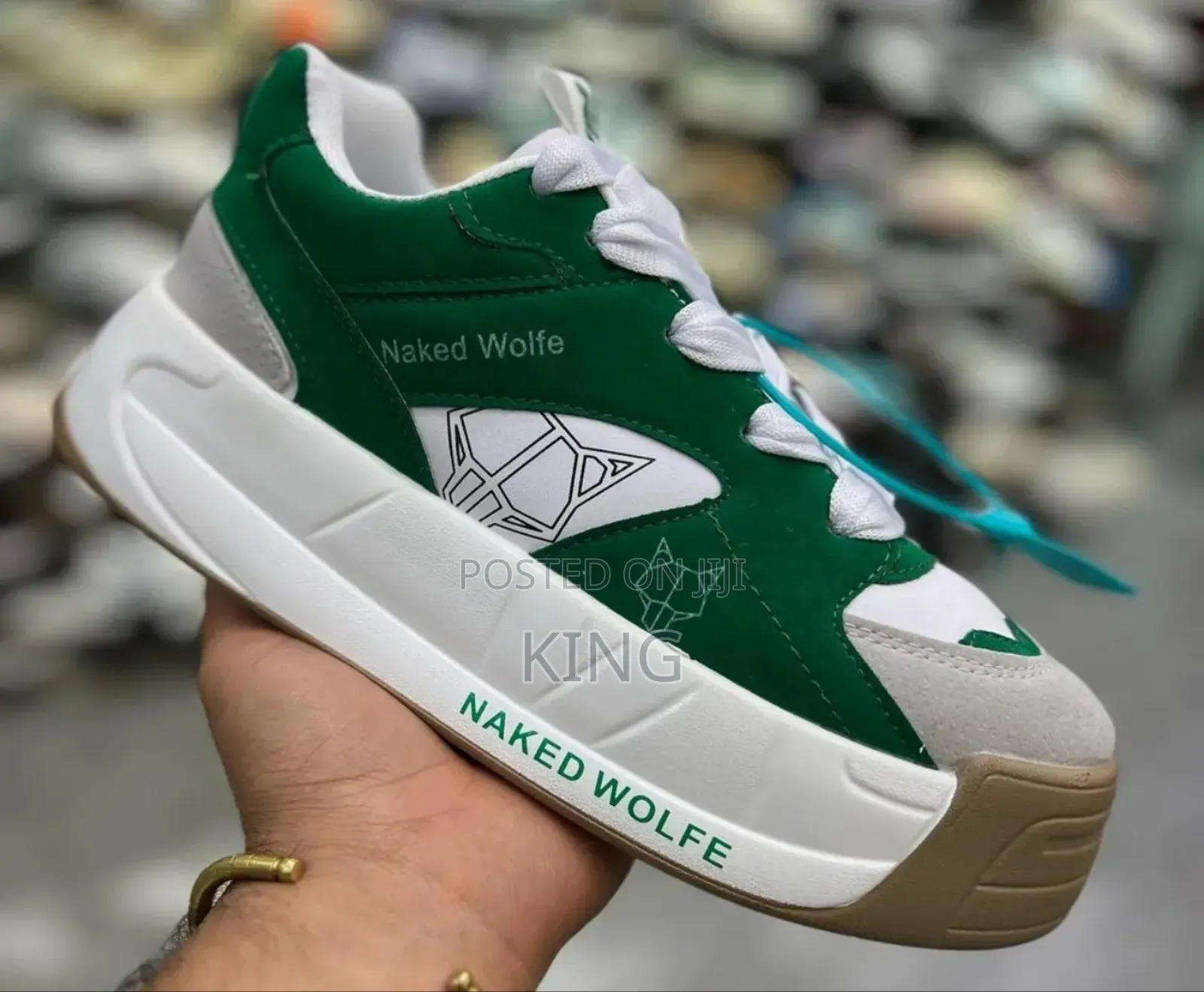 Naked Wolfe Sneakers. Green'