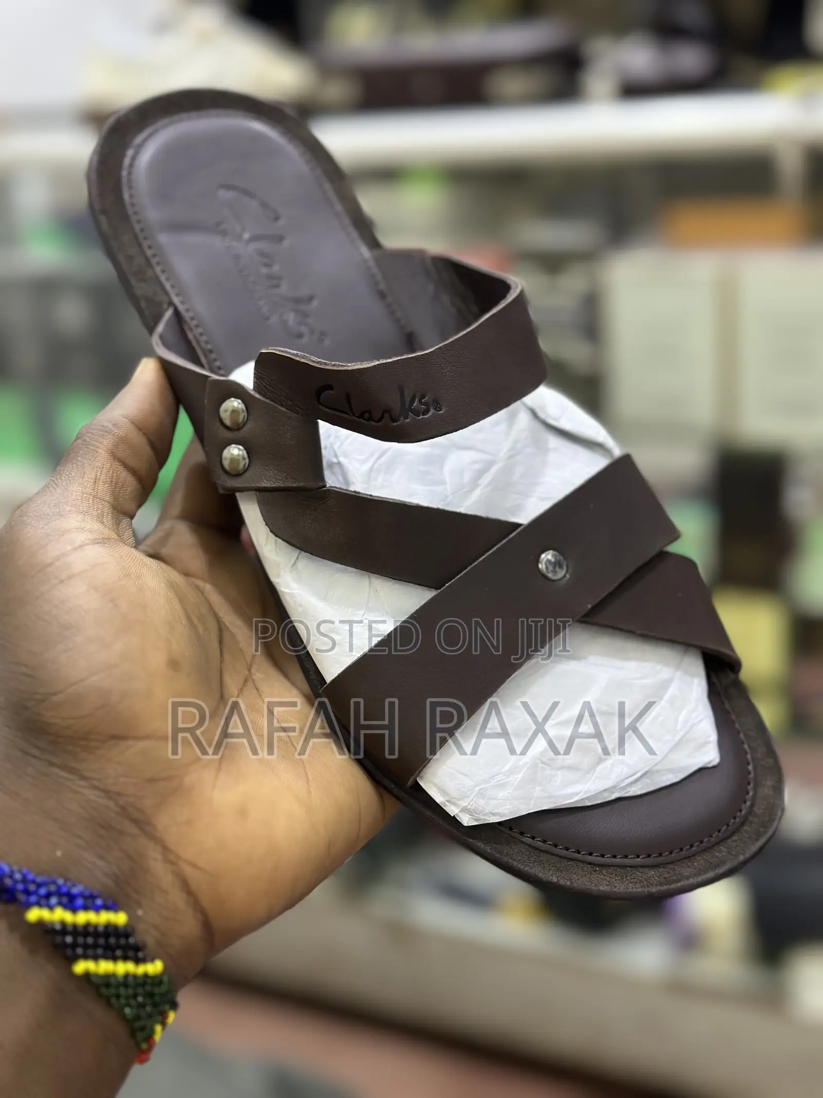 Original Classy Men’S Simple Clarks Leather Sandals