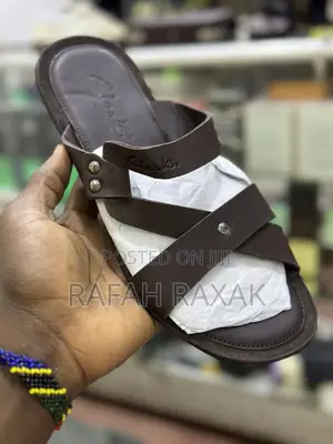 Original Classy Men’S Simple Clarks Leather Sandals