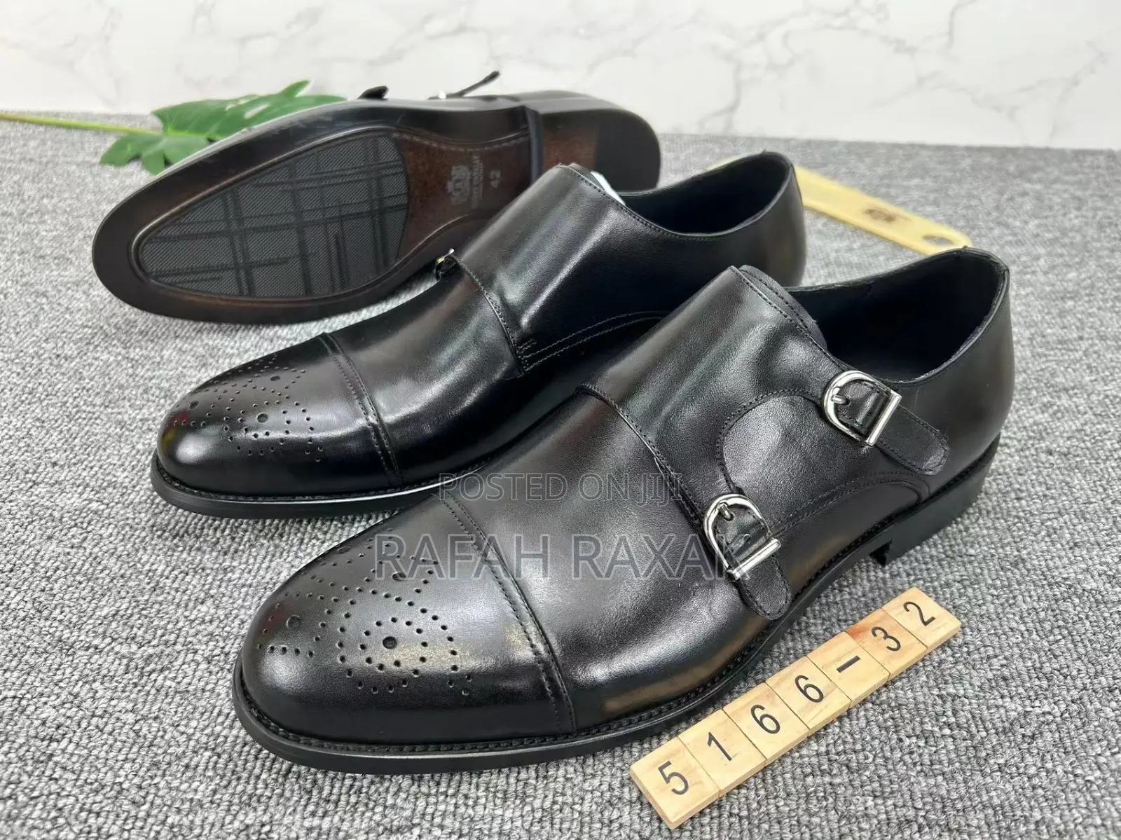 Original Bobby Cavalry Double Strap Monk Oxford Gentle Shoes