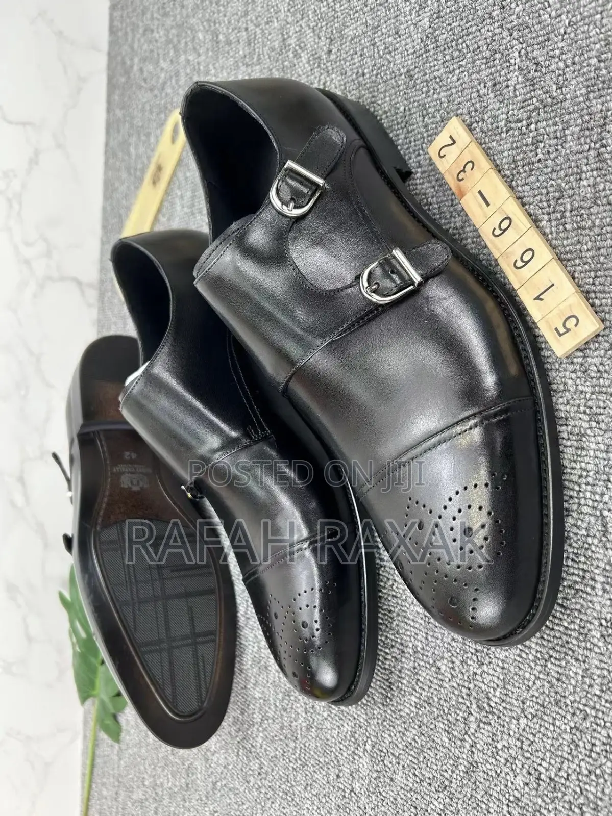 Original Bobby Cavalry Double Strap Monk Oxford Gentle Shoes
