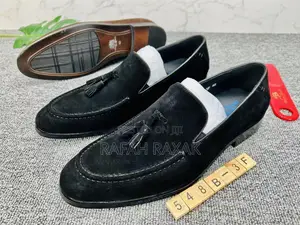 Original Men’S Black Suede Stefano Borella Loafers