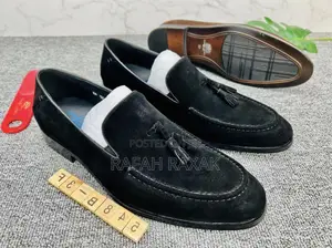 Original Men’S Black Stefano Borella Seude Gentle Loafers
