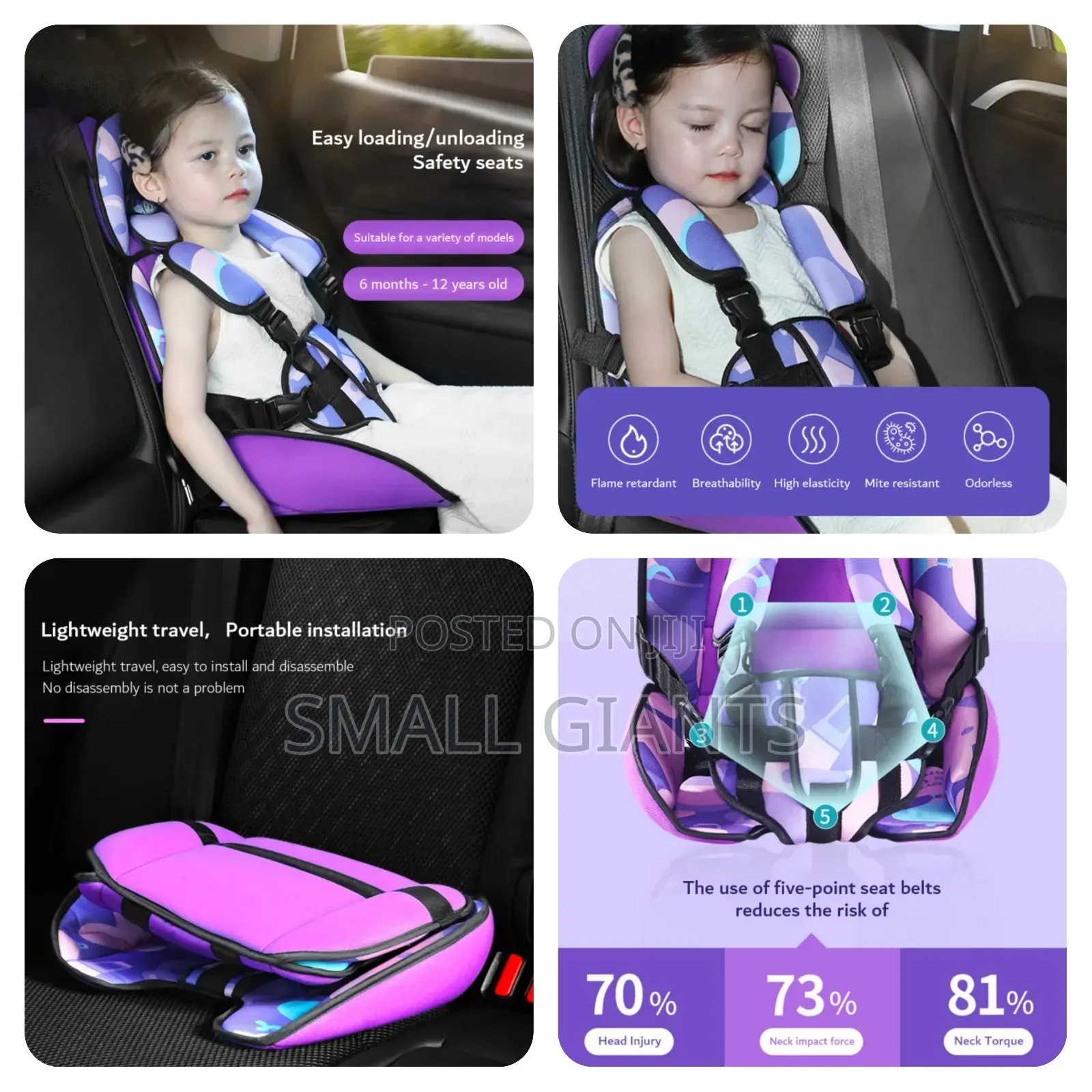 Baby Car Portable Safety Seat Strap