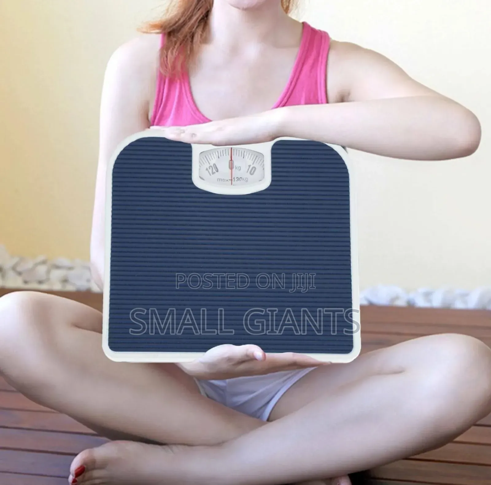 Flat Health Accurate Mechanical Dial Bathroom Scale