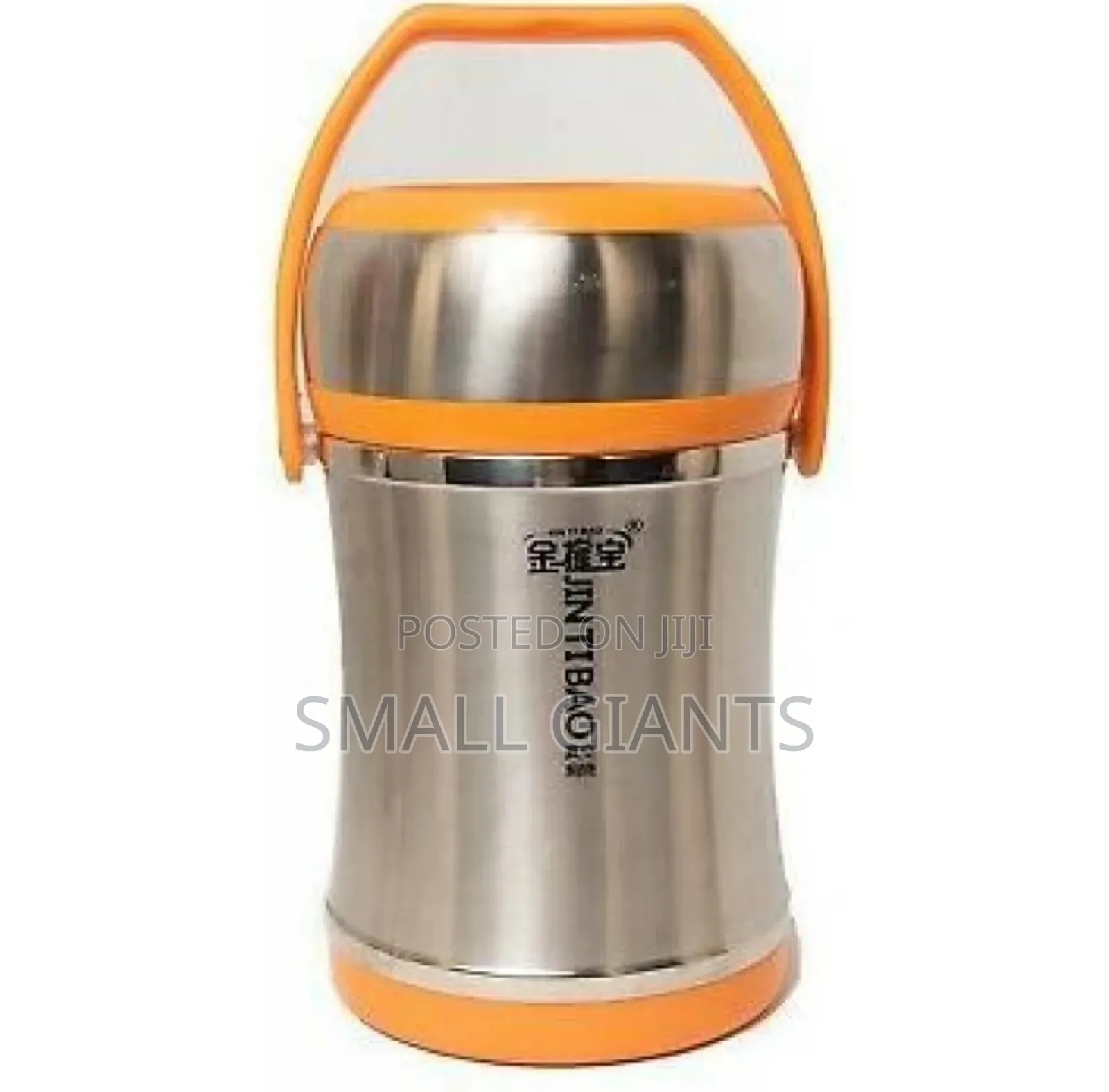 Steel Food Flask Lunch Box Storage Container -Silver