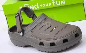 Yukon Brown Original Crocs. Leather