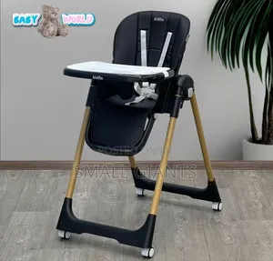 Wooden Baby Eating Chair With 5-Point Safety Harness