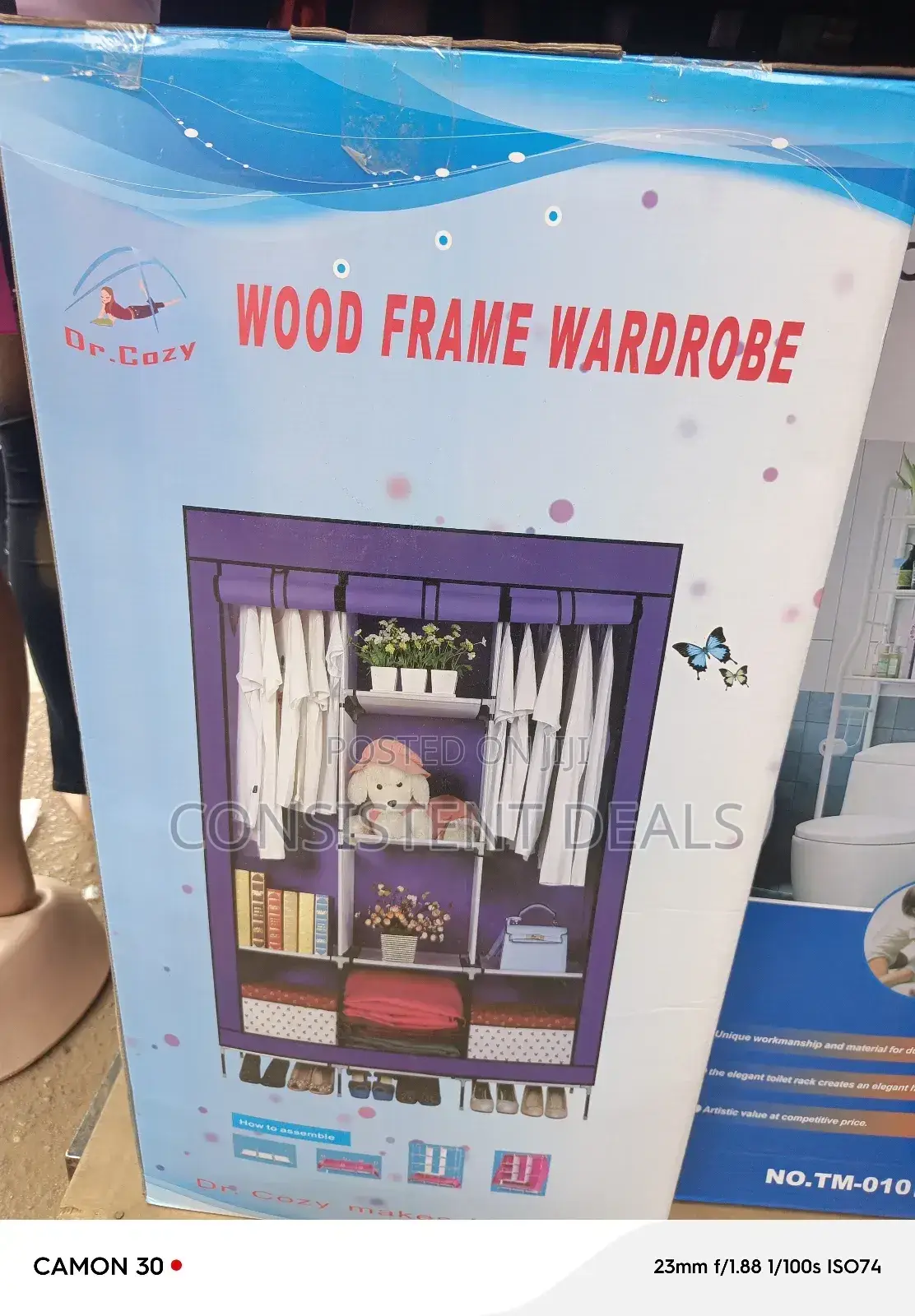 Wooden Frame Wardrobe