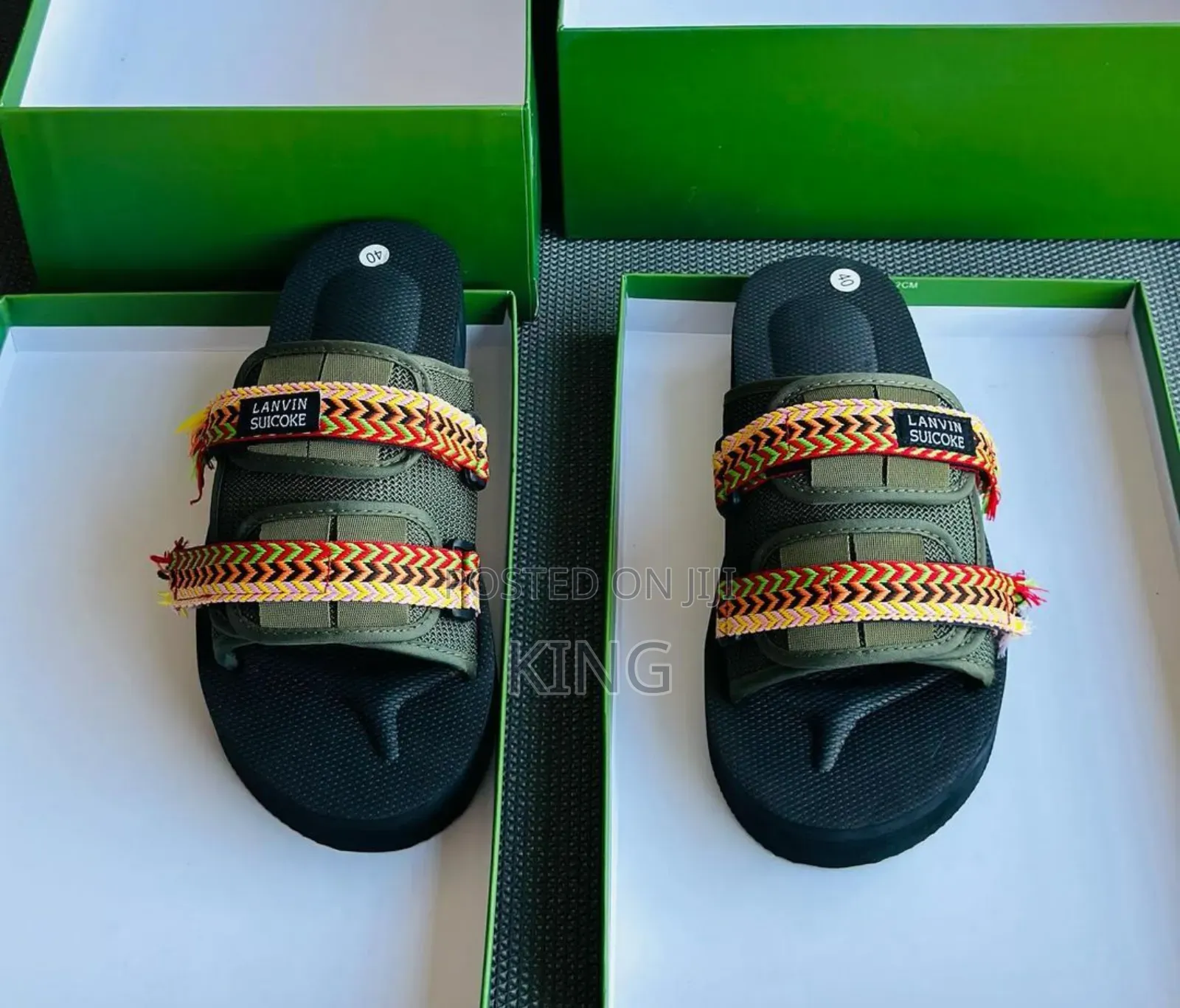 Lanvin Sui Slides